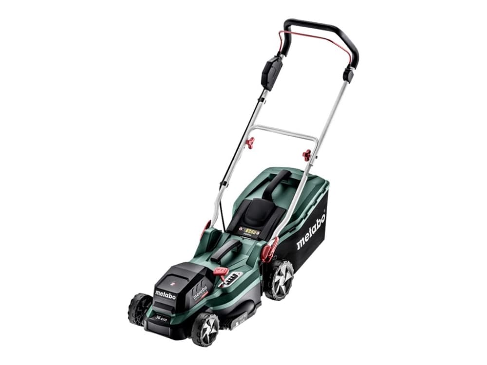 Metabo RM 36-18 LTX BL 36, Perässäkäveltävä ruohonleikkuri, 36 cm, 2 cm, 7 cm, 45 L, 4000 RPM - SOLO