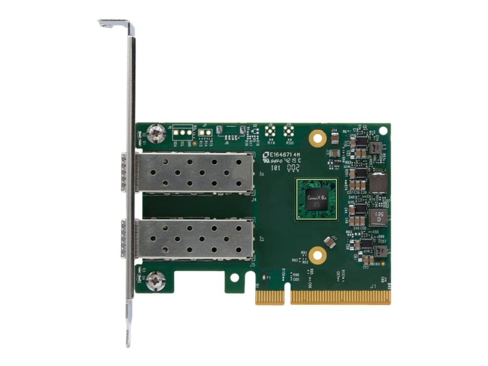 Lenovo ThinkSystem Mellanox ConnectX-6 Lx - Verkkosovitin - PCIe 4.0 x8 lavprofil - 10/25 Gigabit SFP28 x 2 - ThinkAgile MX3330-F -laitteeseen MX3330-H -laitteeseen MX3331-F -sertifioituun solmuun