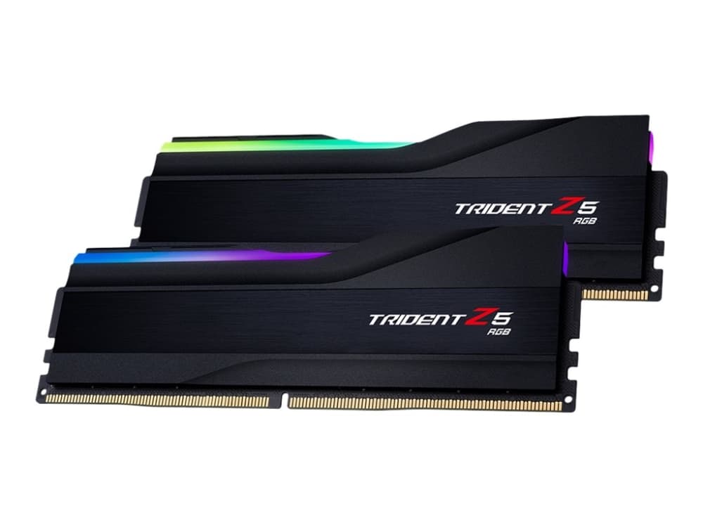 G.Skill Trident Z5 RGB - DDR5 - sarja - 32 Gt: 2 x 16 Gt - DIMM 288-PIN - 6000 MHz / PC5-48000 - CL36 - 1,35 V - puskuroimaton - ei-ECC - matta musta
