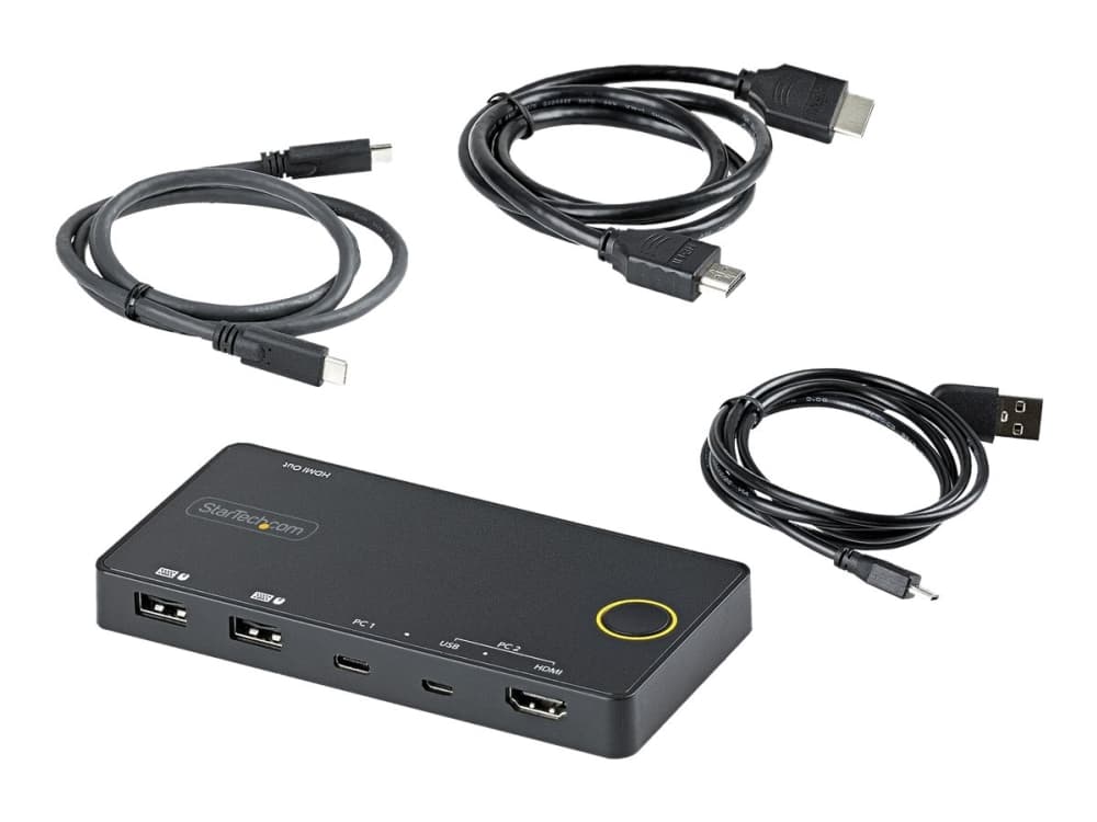 StarTech.com SV221HUC4K, 3840 x 2160 pikseliä, 4K Ultra HD, Musta