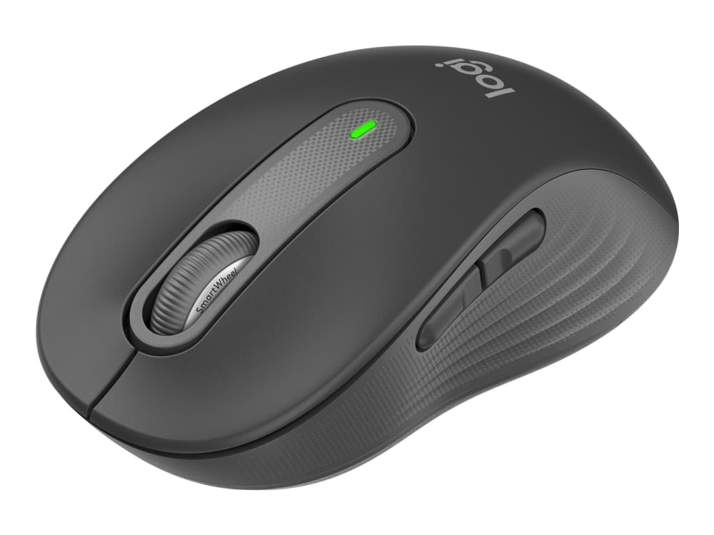 Logitech Signature M650 for Business, Oikeakätinen, Optinen, RF Wireless + Bluetooth, 4000 DPI, Grafiitti