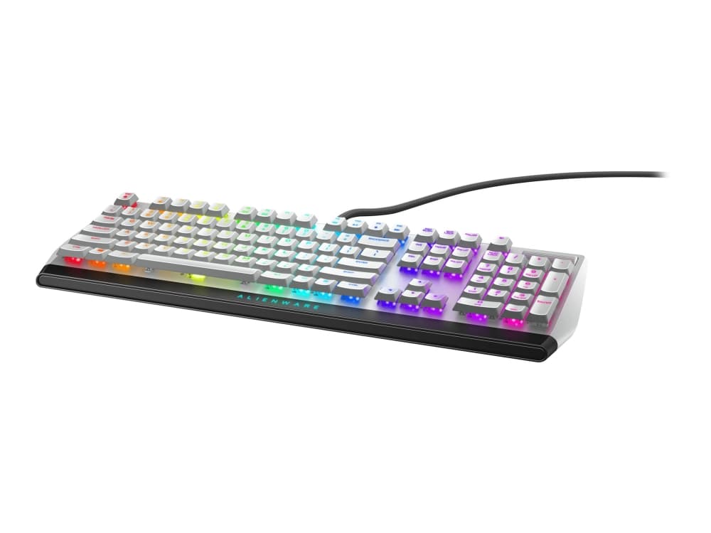 Alienware AW510K - Näppäimistö - taustavalaistu - USB - näppäinkytkin: CHERRY MX Low Profile Red - kuunvalo - Alienware Area-51, Aurora, Aurora R10, Aurora R9, M15, M17 G5 5090 XPS 8940 - Alienware Area-51, Aurora, Aurora R10, Aurora R9, M15, M17 G5 5090 XPS 8940