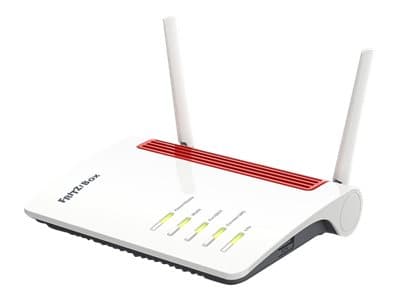 FRITZ!Box 6850 5G, Wi-Fi 5 (802.11ac), Kaksitaajuus (2,4 GHz/5 GHz), Ethernet LAN, 3G, Musta, Punainen, Valkoinen, Pöytäreititin