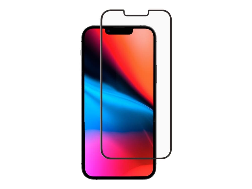 Screenor 16041, Apple, iPhone 13 Pro Max NFC, Kolahduksenkestävä, Naarmuuntumisenkestävä, Musta, Läpinäkyvä, 1 kpl