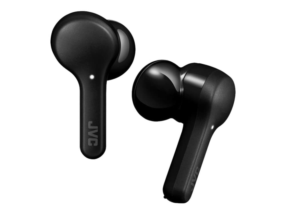JVC HA-A8T - aidot langattomat kuulokkeet mikrofonilla. - korvapää / in-ear - Bluetooth® 5.0 - jopa 15 tuntia akunkestoa (mukana olevan latauslaatikon kautta) - Musta
