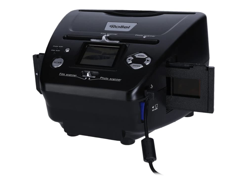 Rollei PDF-S 240 SE, musta, 6,1 cm (2.4), MMC, SD, SDHC, Valokuvapaperi, USB 2.0, AC