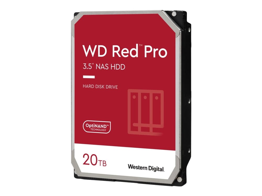 Western Digital Red Plus WD201KFGX, 3.5, 20 TB, 7200 RPM
