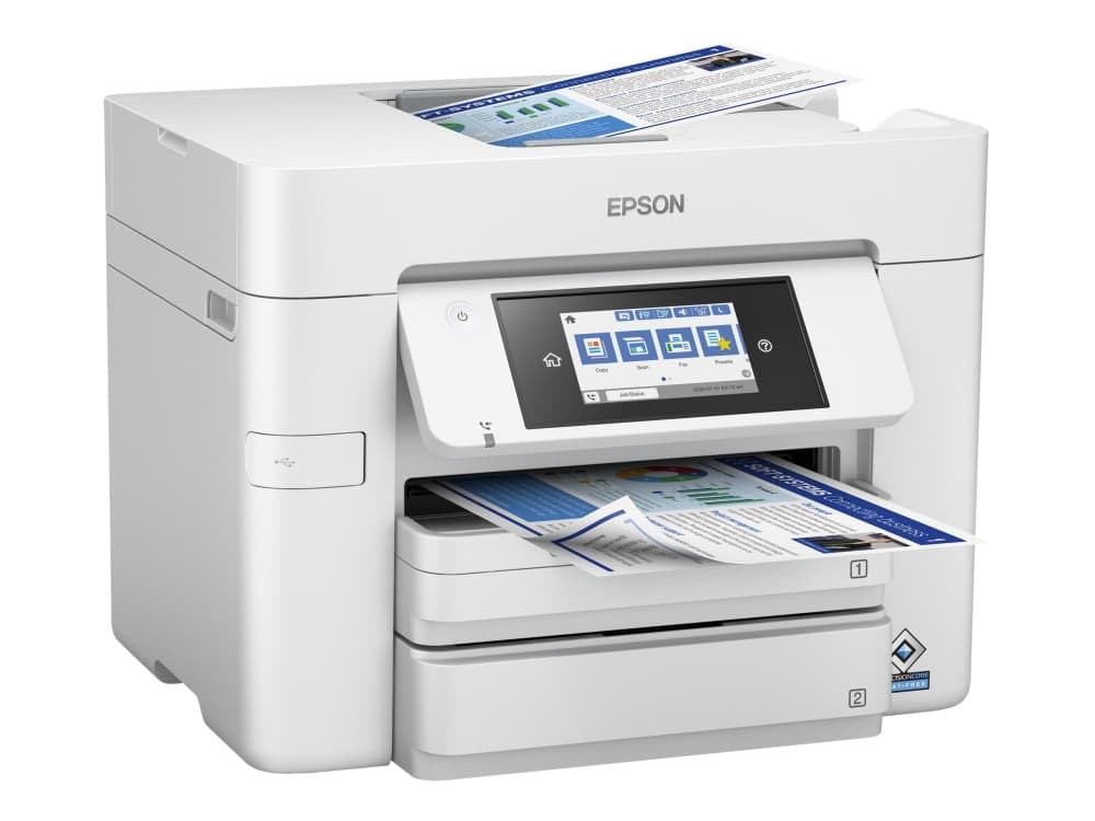 Epson WorkForce Pro WF-C4810DTWF, Mustesuihku, Väritulostus, 4800 x 2400 DPI, A4, Suoratulostus, Harmaa