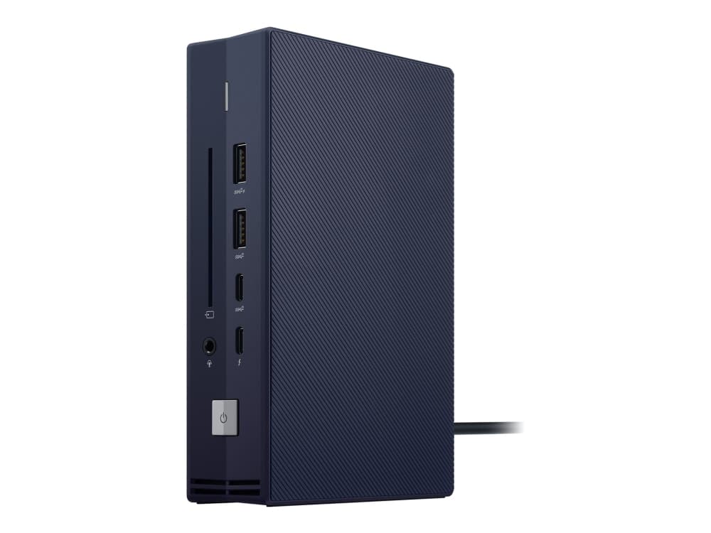 ASUS SimPro Dock 2, Langallinen, Thunderbolt 3, 10,100,1000 Mbit/s, Musta, Sininen, 7680 x 4320 pikseliä, 1920 x 1080 pikseliä