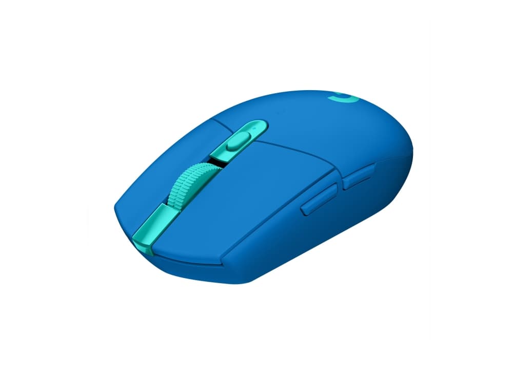 Logitech G G305 - Mus - optisk - 6 knapper - trådløs - LIGHTSPEED - trådløs modtager (USB) - blå