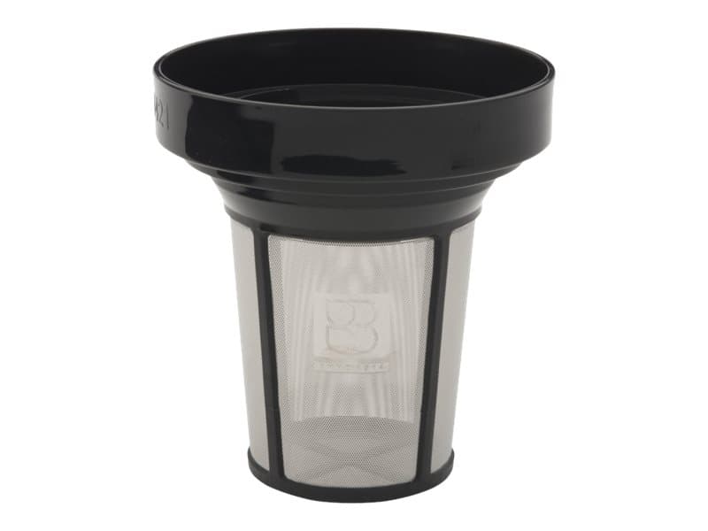 Bredemeijer 1421, Teapot filter, Muovi, Ruostumaton teräs, Musta, Ruostumaton teräs, Tiheä verkko, 1 kpl