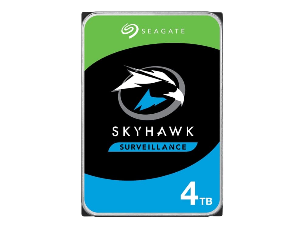 Seagate SkyHawk ST4000VX016 - Kiintolevy - 4 TB - sisäinen - 3,5 - SATA 6Gb/s - puskuri: 256 MB - med 3 års Seagate Rescue Data Recovery