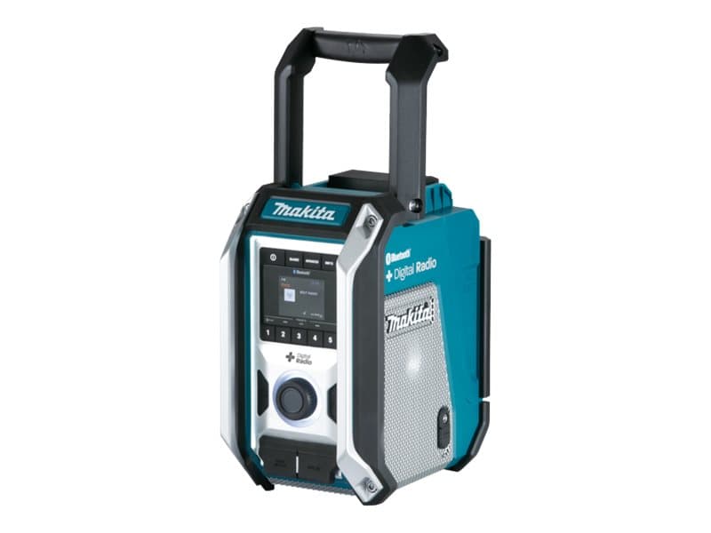 Makita DMR115, Työpaikka, DAB, DAB+, FM, 87,5 - 108 MHz, 174.928 - 239.2 MHz, Musta, Sininen, IP65