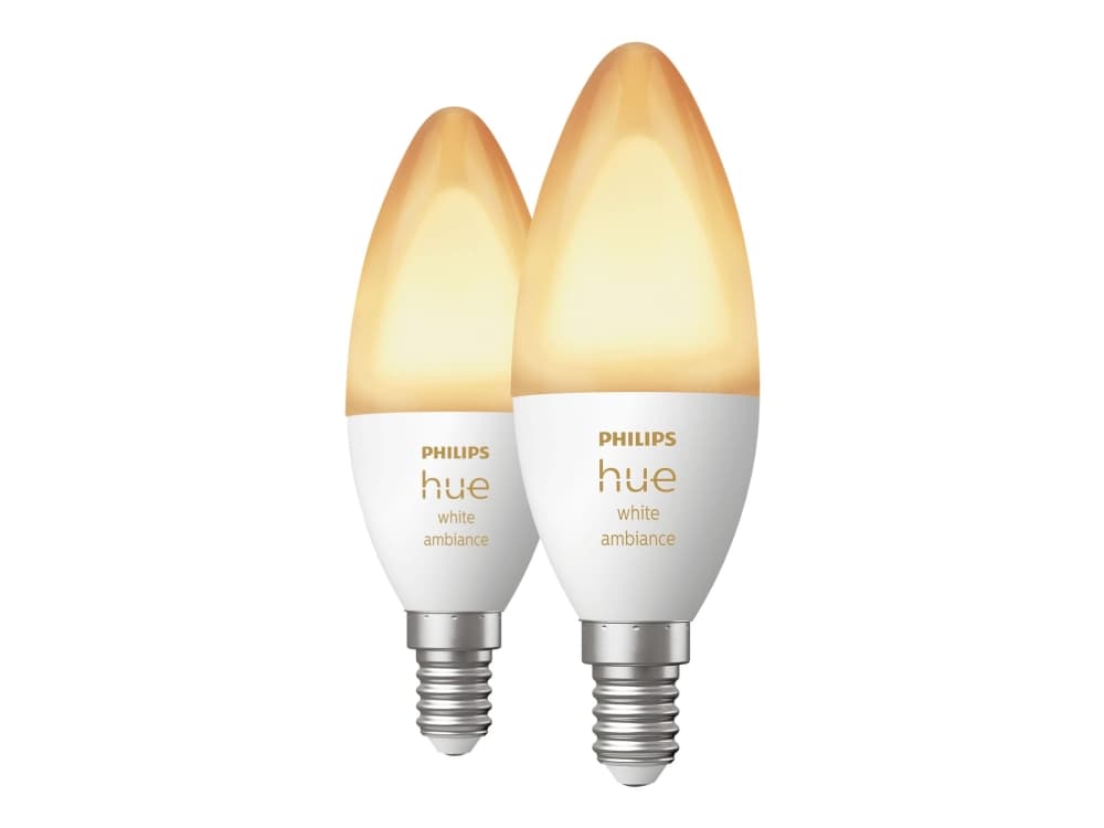 Philips Hue White ambiance kynttilät - E14 polttimot - 2 kpl
