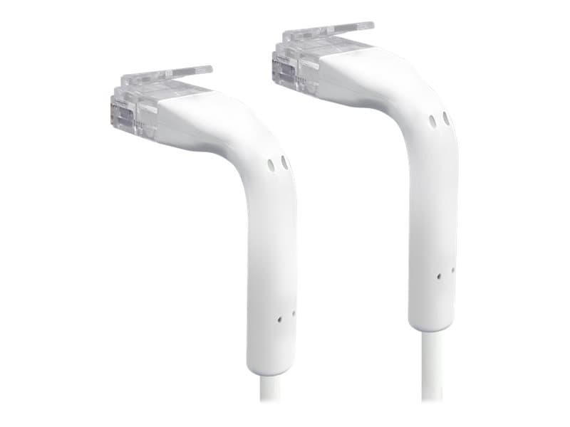Ubiquiti UniFi - Patchkabel - RJ-45 (han) til RJ-45 (han) - 10 cm - 3 mm - CAT 6 - booted - hvid (pakke med 50)