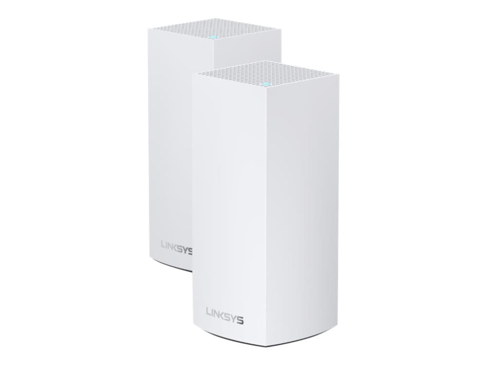 Linksys AX5400 Koko kodin Mesh WiFi 6 Dual-Band -järjestelmä, 2-pakkaus, Valkoinen, Sisäinen, Verkkojärjestelmä, 502 m², 0 - 40 °C, -20 - 70 °C