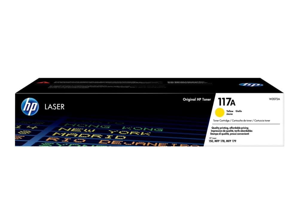HP 117A alkuperäinen keltainen laservärikasetti, 700 sivua, Keltainen, 1 kpl