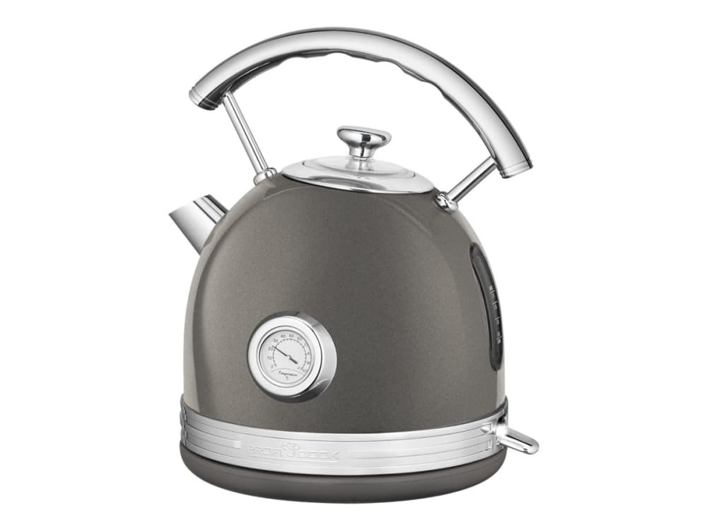 ProfiCook PC-WKS 1192, 1,7 L, 2200 W, Antrasiitti, Hopea, Metalli, Ruostumaton teräs, Veden tason ilmaisin, Ylikuumenemissuoja
