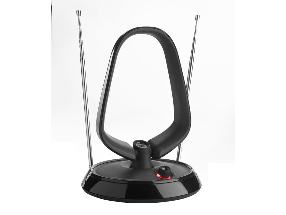 One For All Value Line DVB-T Indoor Antenne 5G, Sisätila, Musta, 1 m, DVB-T, DVB-T2, IEC male connector, VHF, UHF