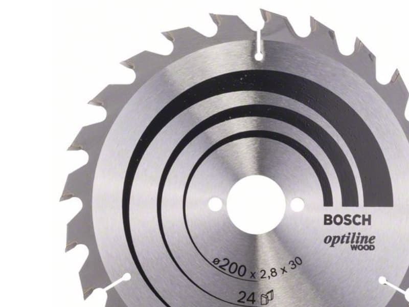 Bosch RUNDSAVKLINGE OPTILINE 200X2,8X30MM 24T 24T
