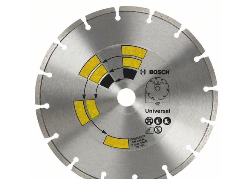 Bosch-tarvikkeet 2609256401 Timanttinen leikkuukiekko Halkaisija 125 mm Sisähalkaisija 22.23 mm 1 kpl