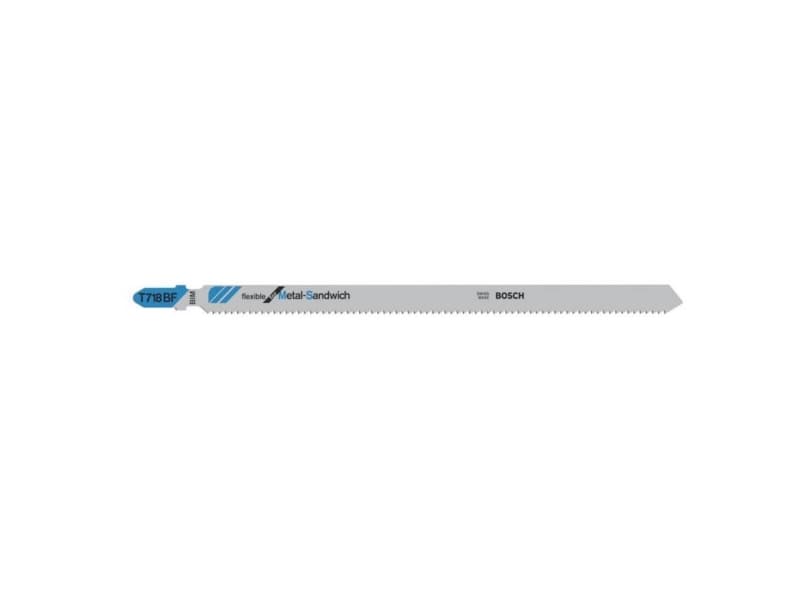 Bosch tarvikkeet 2608636335 Stiksavklinge T 718 BF Metal-Sandwich 3 stk 3 stk