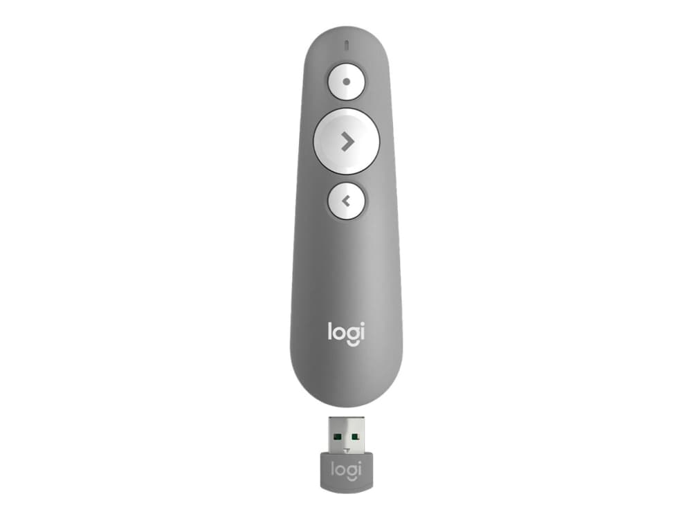 Logitech R500s - Esittelykaukosäädin - 3 painiketta - keskiharmaa