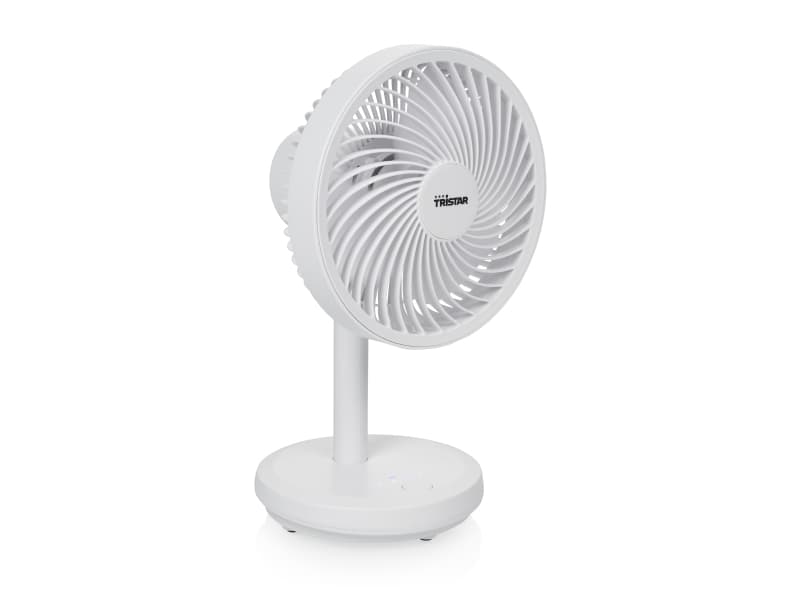 Tristar VE-5841, Kotitaloustuuletin, Valkoinen, Pöytä, Akryylinitriilibutadieenistyreeni, Polypropeeni (PP), 58 dB, 16,5 cm, 16,5 cm