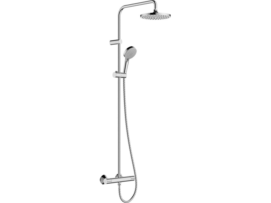 Hansgrohe Vernis Blend Showerpipe 200 1-suihkusuihkujärjestelmä termostaatilla ja Ø205 mm:n pääsuihkulla