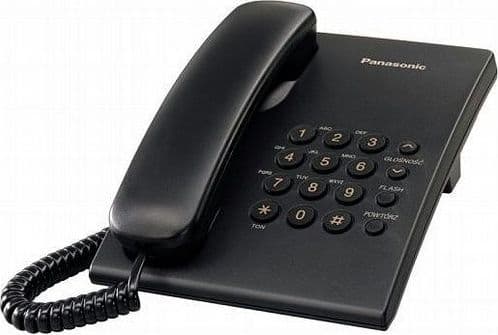 Panasonic KX-TS500PDB Corded Telephone Black