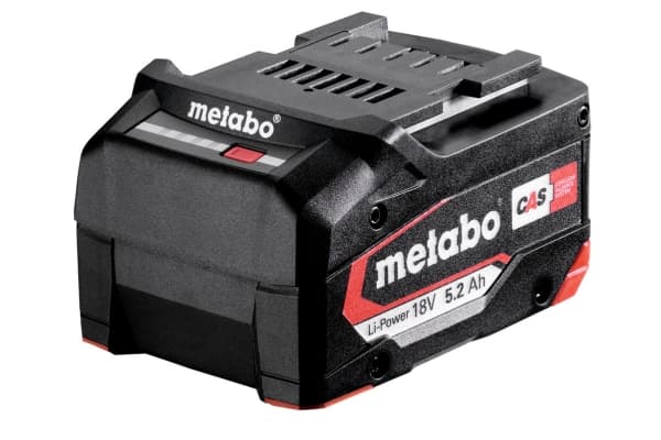 Metabo 625028000, Akut, litium-ioni (Li-Ion), 5,2 At, 18 V, Metabo, Boremaskine