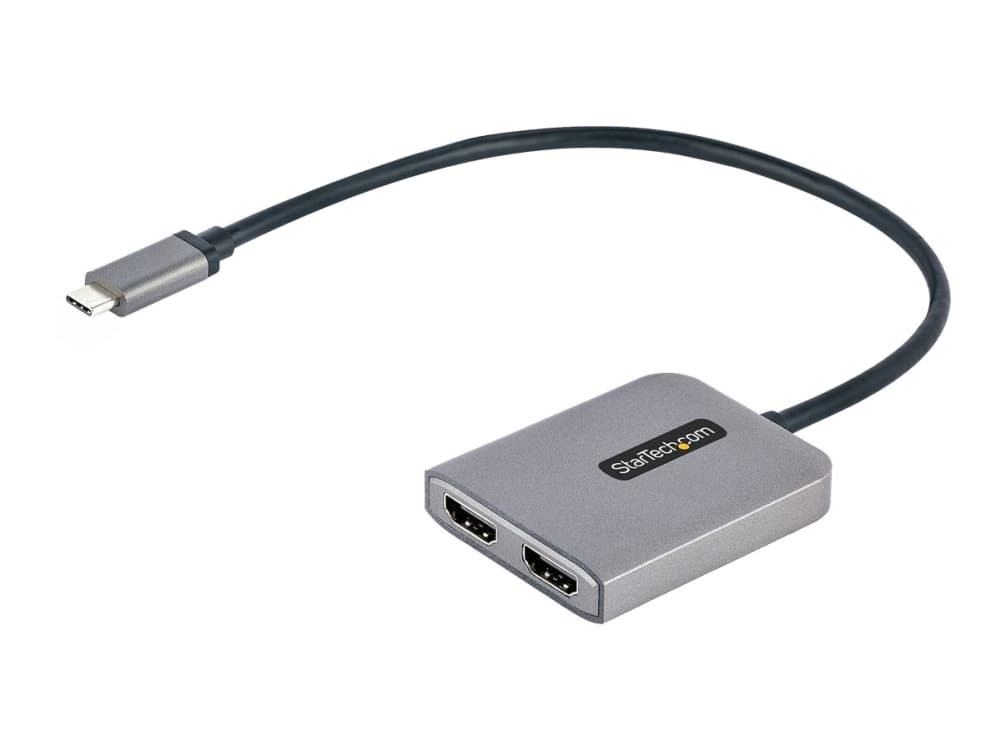 StarTech.com MST14CD122HD, USB Type-C, HDMI-lähtö, DisplayPort-lähtö, 3840 x 2160 pikseliä