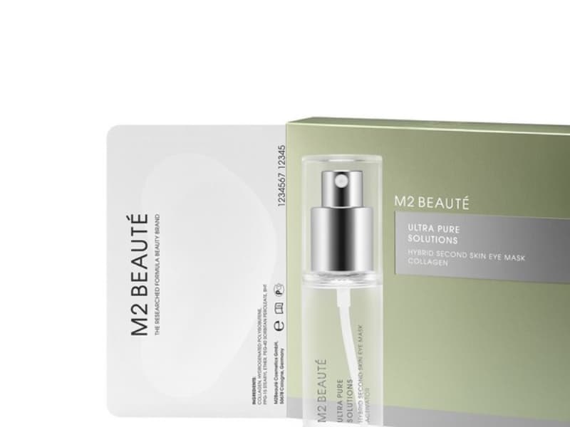 M2 BEAUTE_Hybrid Second Skin Eye Mask Kollageeninen silmänympärysnaamio 30ml