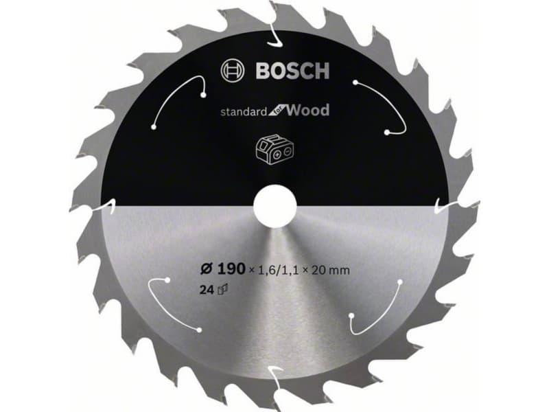 Bosch ACCU STD PYÖRSSISAHANTERÄ PUU 190X20MM 24T