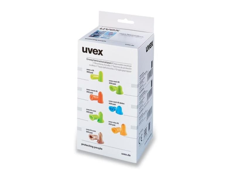 Ørepropper uvex x-fit lime pakke a 300 par