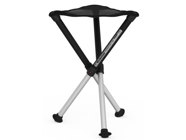 Walkstool Comfort 45, 200 kg, Retkijakkara, 3 jalkoja, Kokoontaitettava, 725 g, Musta