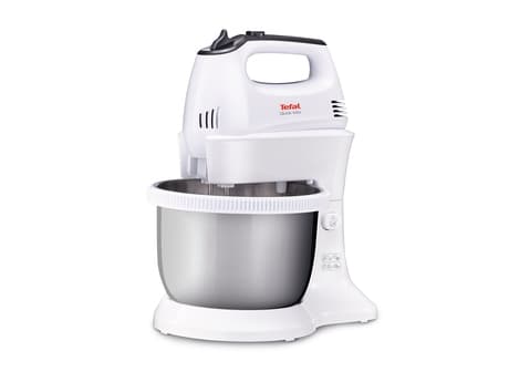 Tefal HT312138, Seisova tehosekoitin, Hopea, Valkoinen, Sekoitus, 3,5 L, Painikkeet, Ruostumaton teräs