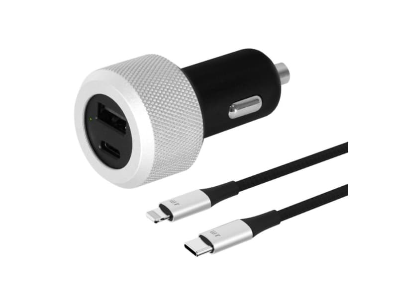 Just Mobile Highway Turbo med USB-C till Lightning-kabel