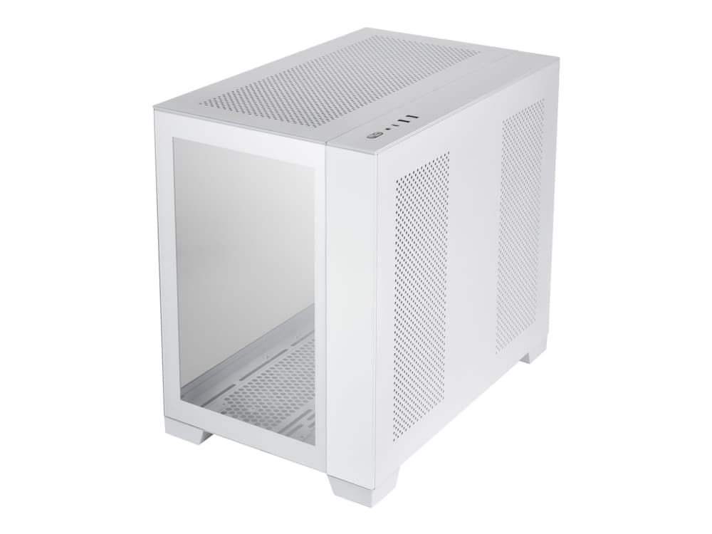 Lian Li O11D Mini-S, Mini Tower, PC, Valkoinen, ATX, mikro ATX, Mini-ITX, Alumiini, SPCC, Karkaistu lasi, 17,9 cm