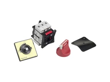 Schneider Electric VCF01, Kiertokytkin, 3P, Musta, Punainen, 60 mm, 74 mm, 250 g
