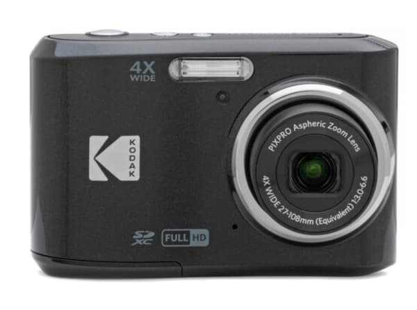 Kodak PIXPRO FZ45, 16 MP, 4608 x 3456 pikseliä, CMOS, 4x, Full HD, Musta