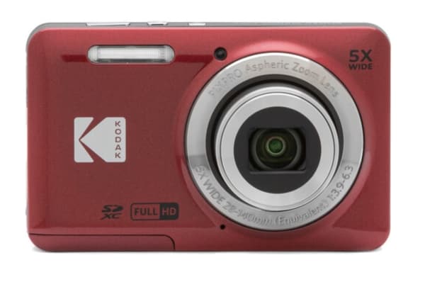 Kodak PIXPRO FZ55, 16 MP, 4608 x 3456 pikseliä, CMOS, 5x, Full HD, Punainen