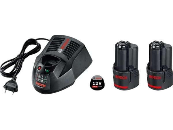 Bosch Akkusarja 12V - 2 x 3 Ah akku ja laturi