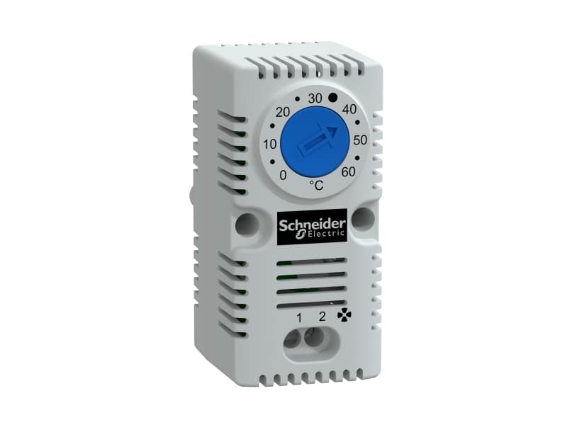 Schneider Electric Kytkentäkaappi termostaatti NSYCCOTHO 250 V 1 x rajakytkin (L x S x K) 44 x 33 x 68 mm 1 kpl 1 kpl
