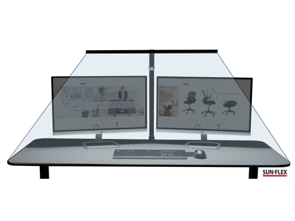 SUN-FLEX® SCREENLITE, svart