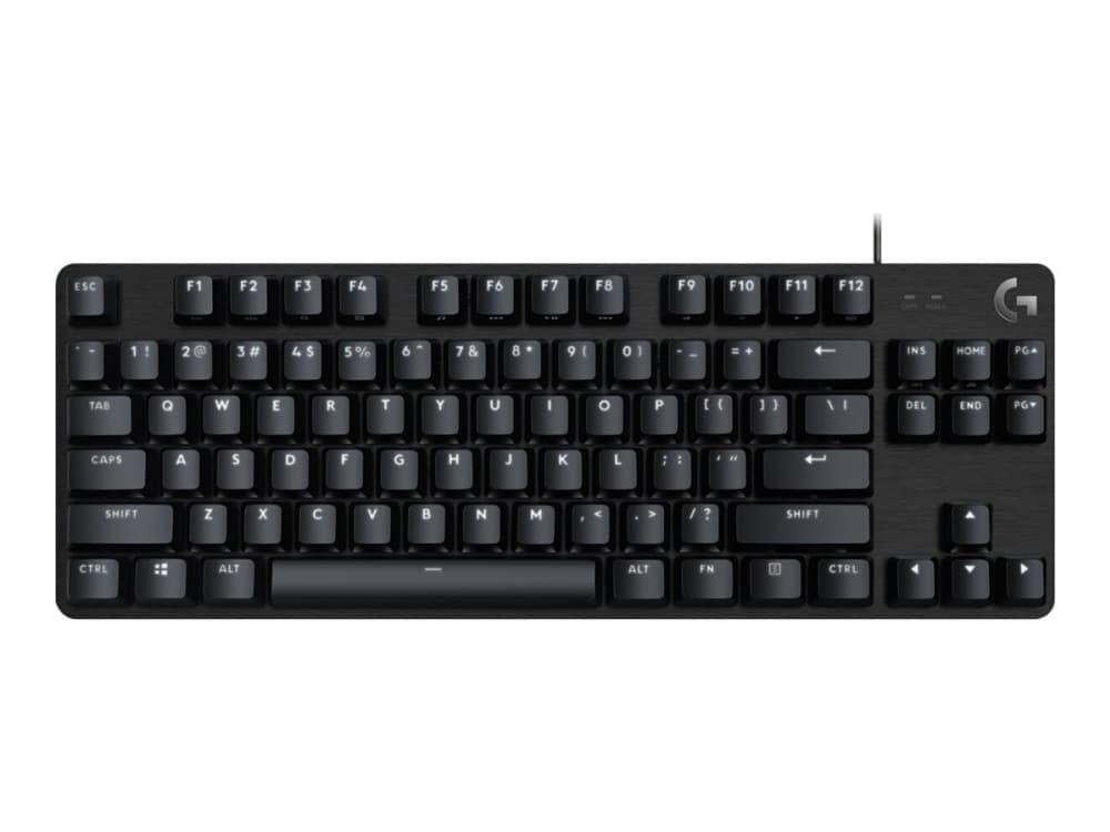 Logitech Gaming G413 TKL SE - Näppäimistö - taustavalaistu - USB - Nordic - avainkytkin: Romer-G - hiilimusta