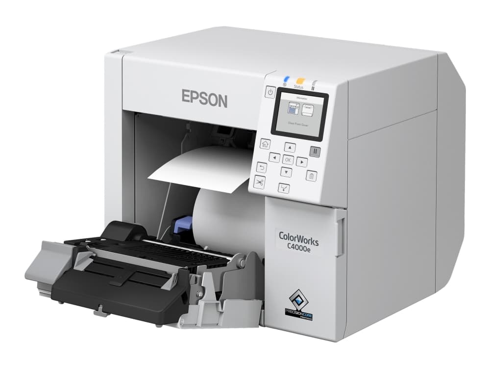 Epson CW-C4000e (bk), Mustesuihku, 1200 x 1200 DPI, 102 mm/s, Langallinen, Valkoinen
