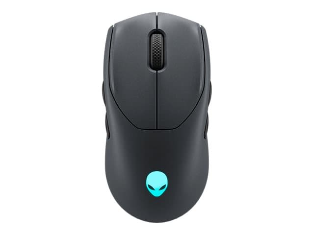 Alienware Tri-Mode pelihiiri AW720M - Hiiri - optinen - 8 painiketta - langaton, kaapeli - USB, 2,4 GHz, Bluetooth 5.1 - Kuun pimeä puoli - vähittäismyynti - laatikko