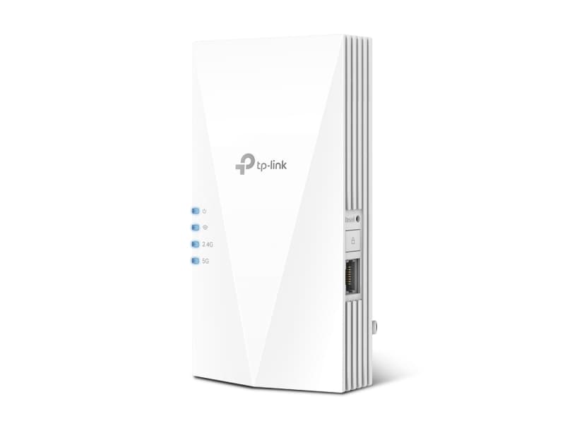 TP-Link RE700X - WiFi-alueen laajennus - GigE - Wi-Fi 6 - 2,4 GHz, 5 GHz - seinässä