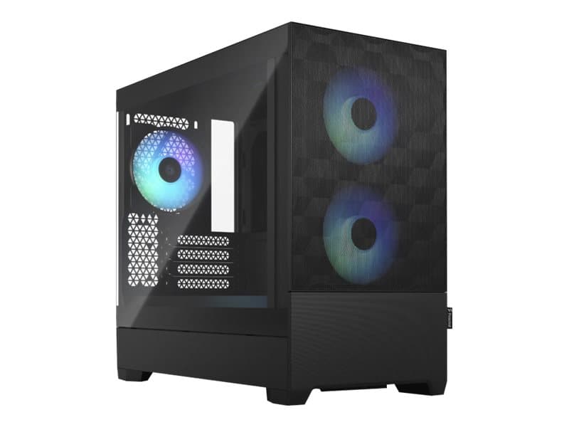 Fractal Design Pop Mini Air, Mini Tower, PC, Musta, mikro ATX, Mini-ITX, Terästä, Karkaistu lasi, Multi